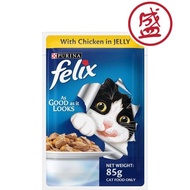 Purina Felix Chicken With Jelly Adult Cat Wet Food 85g