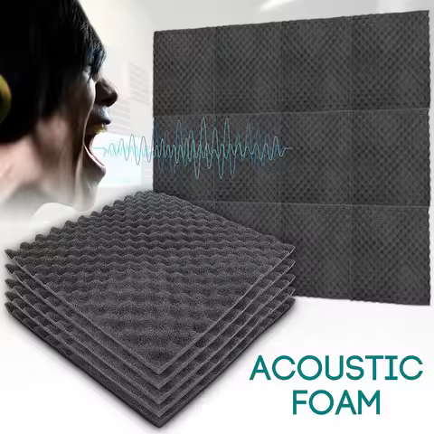 Studio Acoustic Foam SoundProofing Acoustic Panel Sound Proof Insulation Absorption Treatment Wall P