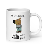 Just _ a _ Chill _ Guy _ Mug White Funny English English Coffee Cup Mug Creative Coffee Cup