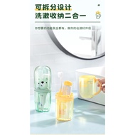 Toothbrush Storage Box Mouthwash Cup Toothbrush Cup Travel Wash Cup Set Toothbrush Cup Toothbrush Bo