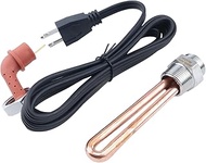 Engine Block Heater & Cable Cord F7TZ6A051AA F7TZ-6A051-AA 1000W 120V 3/4"NPT Compatible with Ford F