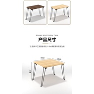 Foldable Tea Table Side Cabinet Mahjong Table Tea Rack Outdoor Portable Storage Side Table round Tea Table Bay Window Small Table