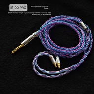 Upgraded Single Crystal Copper Balanced Audio Cable with Mic for Sennheiser IE100 pro Earphones Orig