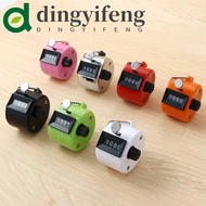 DINGYIFENG Hand Tally Counter Max. Mini 4 Digit Number Counter Tools 9999 Mechanical Tally Clicker