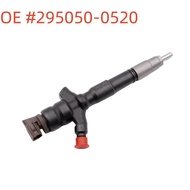 High quality New  295050-0520 2950500520 Fuel Injector for Toyota Hilux 1KD 2KD 2.5 d 23670-30400 29