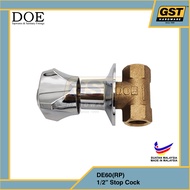 DOE Spring Stopcock Valve 1/2" DE60(RP) 3/4" DE60A(RP) Stop Valve Stopcock Shower Valve