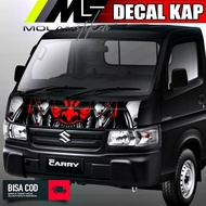 Decal Sticker Striping Variasi Kap/Kabin New Suzuki Carry Pickup - Decal Kabin Depan New Suzuki Carr