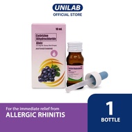 CETIRIZINE ALNIX DROPS 10ML (For the immediate and long lasting  relief from kids' allergies)