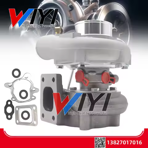 For GT25 GT28 T25 T28 GT2871 GT2860 Universal 0.6A/R Turbo Turbocharger 400HP+ Water Cooled A/R .60 