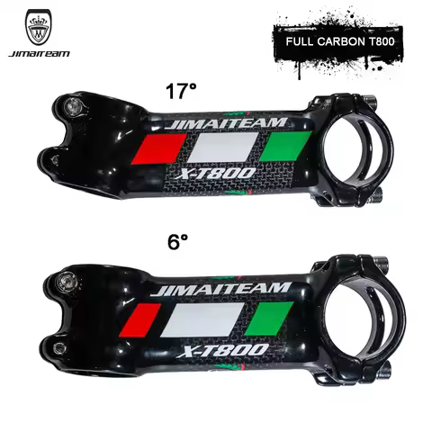 JIMAITEAM package carbon fiber road bike, mountain bike, bicycle handle, vertical pipe, 6-degree neg