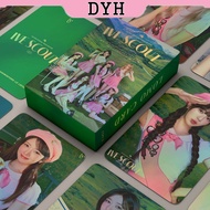 55pcs/box IVE Laser Card IVE SCOUT Photocards LOMO Card Album KPOP Collection Card