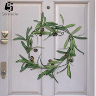 [Serenable] 70.87'' Artificial Olive Leaf Garland Greenery Garland Greenery Olive Leaves