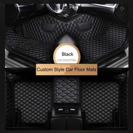 3 PCS Full Coverage Customized Floor Mats for Mercedes Benz EQA EQB 5 7 Seat 2023 EQC Car Accessorie