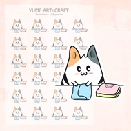 YUME Cute Functional Kiss Cut Bullet Journal Planner Sticker House Chores Series Folding Clothes