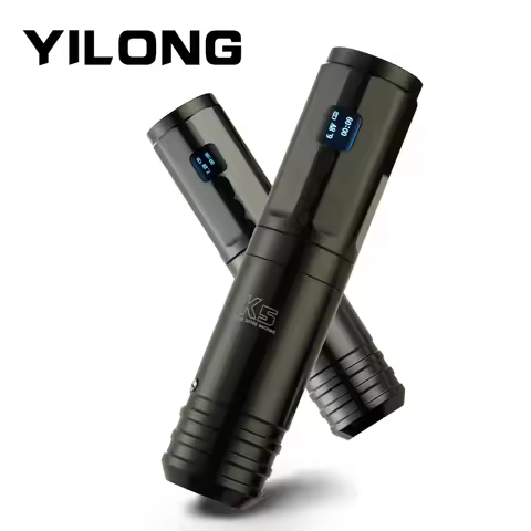 Yilong Wireless Tattoo Pen LCD Display Stigma Tattoo Machine Pen Battery Pmu Permanent Professional 