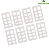 ONE 8lots  Transparency Plastic Curtain Spacers Block Window Blind Spacers Protects From Wall Damage