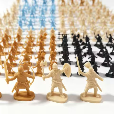 24Pcs Medieval Miniature Figures in Random Styles – Detailed Warrior Figurines Games & Epic Battle S