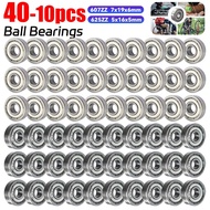 10-40pcs 625ZZ 607ZZ Deep Groove Ball Bearing 6*19*7/5*16*5 MM Double Shielded Miniature High-carbon