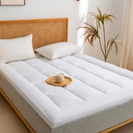 1pc Foldable Mattress Pad For Deep Sleep Queen King Full Size Soft Breathable Mattress Topper Cover 