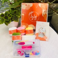 LYLYCRAFT Beginner Crochet Set, Crochet Learning Combo with Crochet Tools and Instruction Book