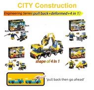 Brick Block 123-380/383 City Construction 4in1 (Heavy Equipment Truck)