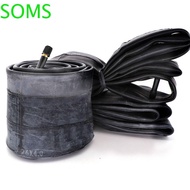 SOMS Beach Bicycle Tube, 20x3.0 20x4.0 24x3.0 24x4.0 Bike Inner Tube, Bicycle Accessories Black Tyre