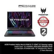 ACER Predator Helios Neo 16 PHN16-71-52M7 16" 165Hz Gaming Laptop Black (i5-13500HX, 8GB DDR5, 512GB SSD, RTX4060 8GB, Win11)