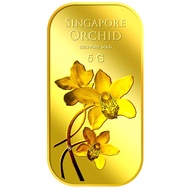 FC1 Puregold 5g Singapore Orchid (SERIES 2) Gold Bar | 999.9 Pure Gold