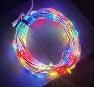 全新7米彩色52燈 太陽能銅線燈串