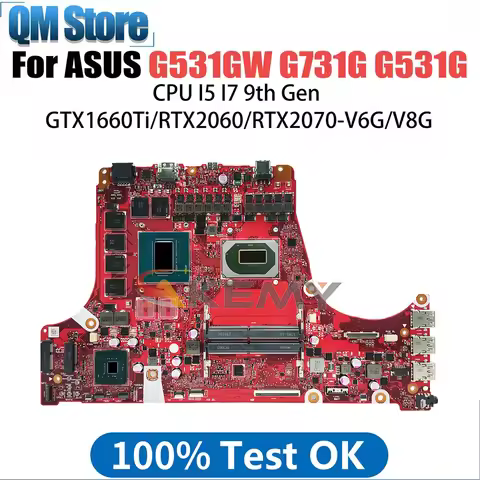 Mainboard For ASUS G531GW G731GW G531GV G731GV G531GU G731GU G731G G531G S5D S7D Laptop Motherboard 