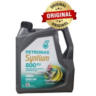 ALL NEW (Original Bosch Oil Filter) PETRONAS Syntium 800 EU 10W40 SN Semi Synthetic (4L) Engine Oil 10W-40 Minyak hitam