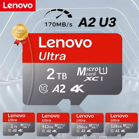 Lenovo 2TB 1TB Memory Card 128GB SD Card 256GB 512GB Micro TF Card U3 - High Speed for Nintendo Swit