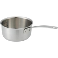 MUJI Stainless Steel and Aluminum Triple-Layer Single-Handle Saucepan, Approx. 1.5L / Approx. 36 cm 