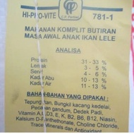 PAKAN IKAN HI PRO VITE 781-1 1KARUNG(20KG) TERBARU