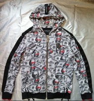 （二手正品）PHILIPP PLEIN HOMME 男裝連帽長袖外套，MADE IN TURKCY 有穿著過（橫53cm x 直66cm不連帽 x 袖60 中size ）有意親臨港鐵元朗站驗貨自取 介