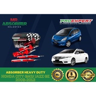 Honda City Gm2/Jazz Ge Absorber Pro Expert Heavy Duty performance spec Model 2008-2013