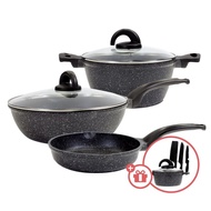 🔥Big offer‼️IGOZO Supreme Granite Cookware Set