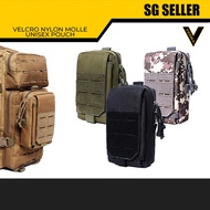 [SG SELLER] NYLON MOLLE UNISEX POUCH MULTI COLOR EDC UTILITY POUCHES WAIST BAG HOLSTER TOOL ORGANIZE