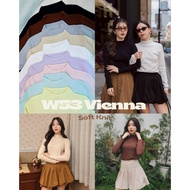 W53 Vienna Soft Knit Long-Sleeved Knitted Shirt With A Boat Neck The Fabric Is Not Very Thick 10-20 