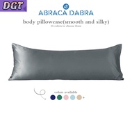 DGT Abraca Dabra 16 colour Long pillowcase satin Soft Silk Solid High Quality Cool Feeling 51x127 cm