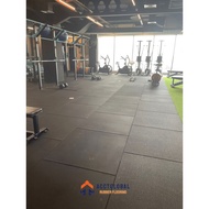 1 Meter tiles & 1.5cm Thickness & Fine Surface Malaysia Factory Produce High Quality Indoor GYM Mats