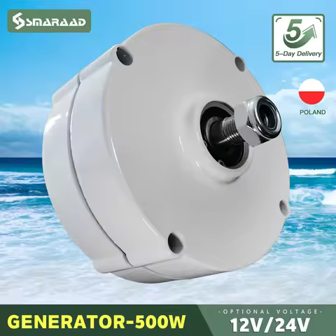 PMG 500w Wind Turbine Generator 12V 24V 750 Rpm AC DC Power Magnetic Dynamo Water Turbine Hydro Alte