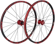 26/27.5 Inch Mountain Bike Wheelset, MTB Cycling Wheels Alloy Double Wall Rim Disc Brake Quick Release Sealed Bearings 8 9 10 11 Speed,27.5inch