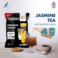 Bubuk Minuman Jasmine Tea Mix Gula 1 kg - Premium Serbuk Teh JPS [mix-fruit-tea]