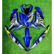 COVERSET Y15ZR V1 V2 BIRU VR 46 STICKER TANAM HLY ORIGINAL