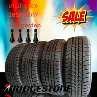 ยางถอดป้ายแดงจากศูนย์ isuzu 255/65R17 ยี่ห้อบริสโตนยางปี2024สภาพใหม่ยางรถยนต์ราคมถูก(ราคารวม4เส้น)มีบริการเก็บเงินปลายทาง