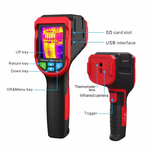 -10~400℃ Infrared Thermal Imager NF-521 Handheld Industrial Test Heating Detector 2000 Pixels Temper