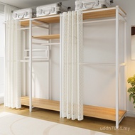 Strong Durable Wardrobe Open Wardrobe Metal Shelf Bedroom Wardrobe Wardrobe Corner Household Easy As