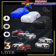 Mercedes-Benz RacingKool Car Cover Protection Waterproof Sun-proof Anti-Dust Sarung EQA EQB EQC EQE 