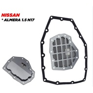 NISSAN ALMERA N17 1.5L 31728-3MX0A automatic transmission filter includes gaskets.
